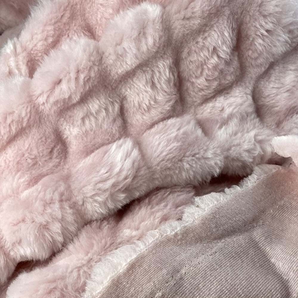 baklava desenli suni kürk kumaş