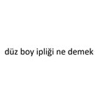 düz boy ipliği ne demek