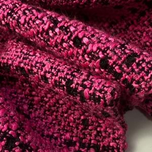 Yumuşak Dokunuşlu ve Sıcak Tutan Buklet Şanel Kabanlık Kumaşlar