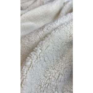 tek yüzlü peluş welsoft kumaş - ST00022-beyaz-STANDART