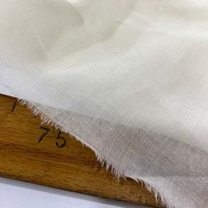 vual saf pamuk 60/ 1 ince astar tülbent kumaşı dökümlü değildir - Bej