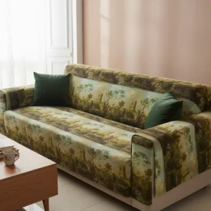 peluş kumaşımızın koltuk üzerindeki hali