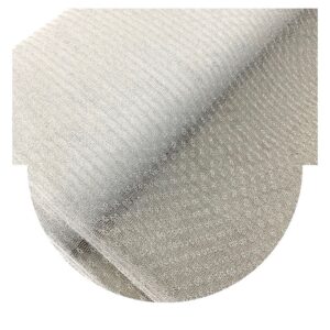 elbiselik simli beyaz tül kumaş